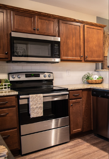 A photo of a Fully Equipped Kitchen at Maynard Rentals Clarksville, Tennessee